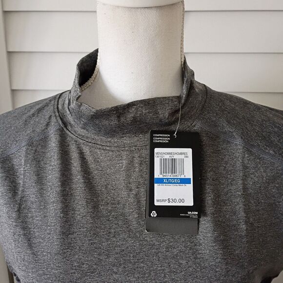 Under Armour men's compression mock neck sleeveless athletic top XL NEW - Picture 7 of 8